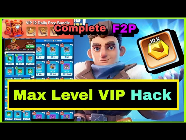 ✅ Max level VIP tips | Ultimate guide on VIP - Whiteout Survival | How to increase VIP XP point F2P