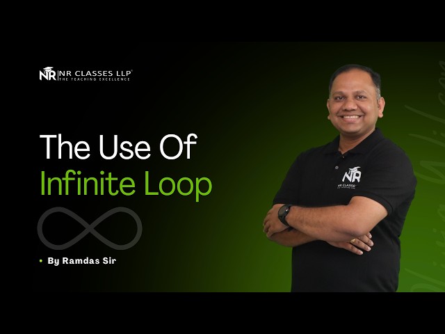 Sometimes Infinite Loops are important | use of infinite loop