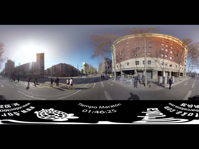 Vídeo 360 grados Barcelona - Marató Barcelona 2016 Complet
