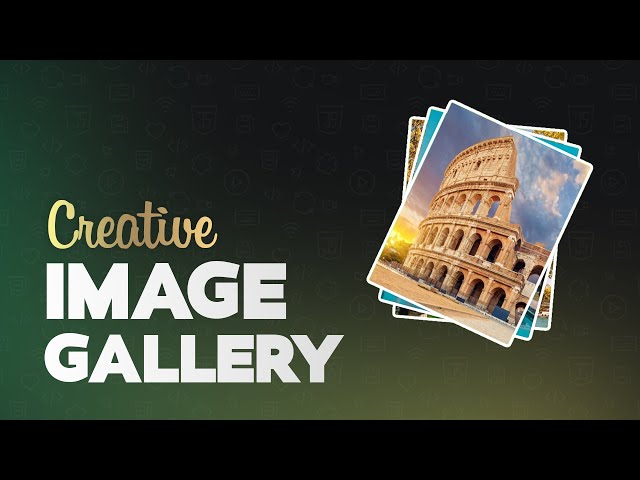 CSS Image Gallery with Hover Effect