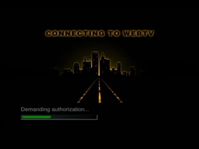 WebTV custom dialing progress text demo