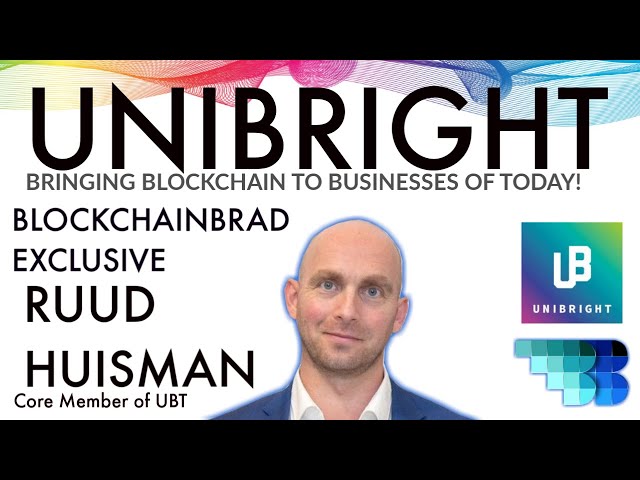 Unibright | Exclusive Interview | BlockchainBrad | Bringing Blockchain to Business | SaaS + Revenue!