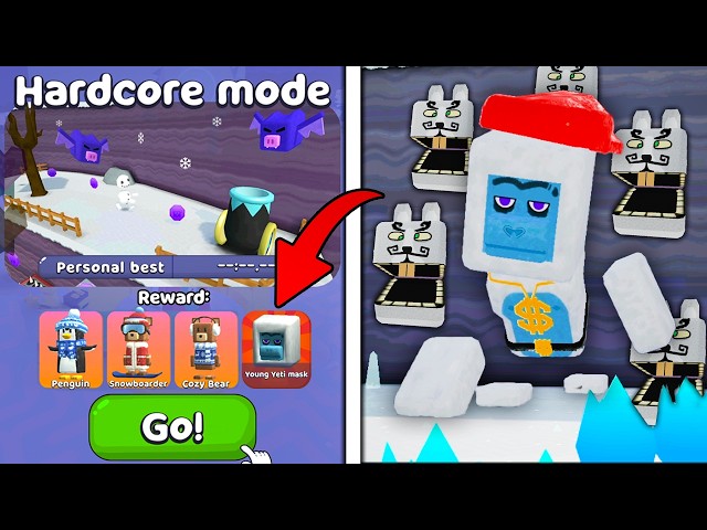 Snow Valley Hardcore Mode 😲 Update 13.0 Super Bear Adventure Gameplay Walkthrough