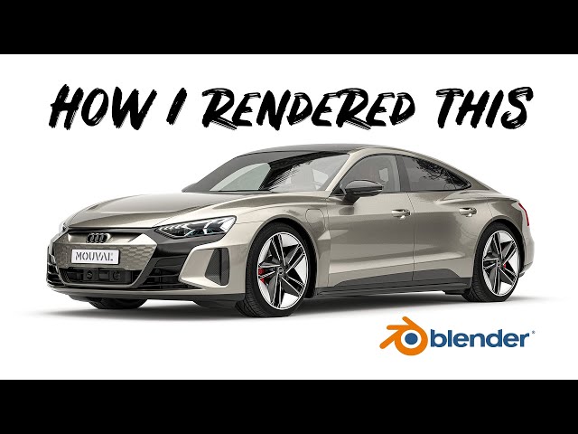 How to create photorealistic studio car renders in Blender