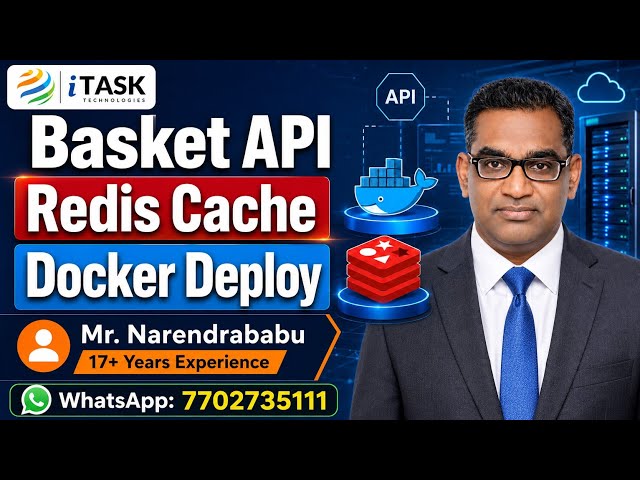 Basket API with Redis Cache & Docker Deployment | ASP.NET Core | Mr. Narendrababu