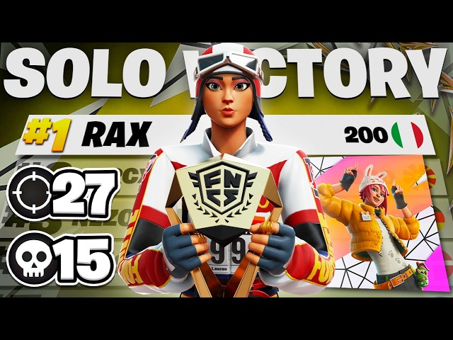 WORLD RECORD 42 KILL  SOLO CASH CUP FINALS ( DOUBLE WIN ) 🏆 | Rax