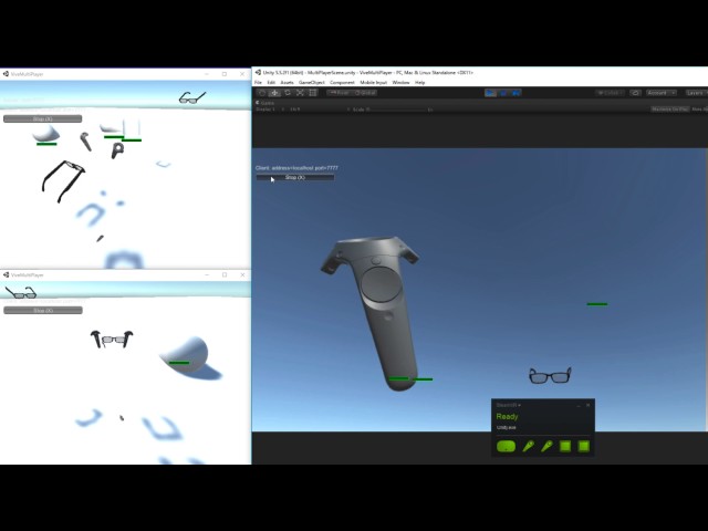[Unity] VR Multiplayer Test with HTC Vive