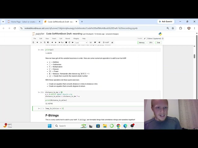 Python Crashcourse