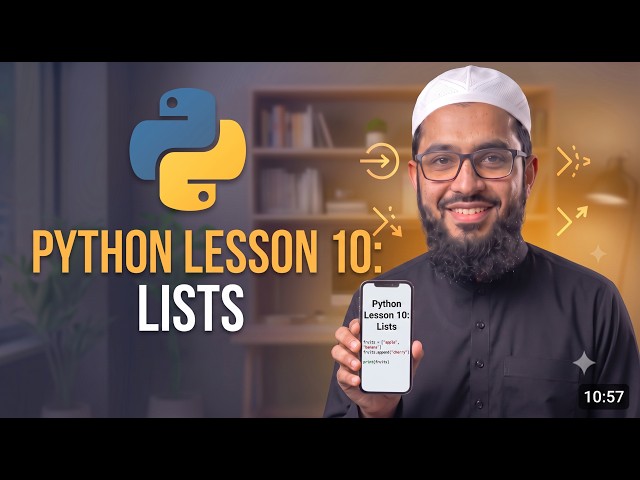 Python Lesson 10: Everything You Need to Know About Lists | Python Asaan Hai