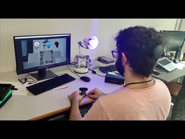 EEG visual interaction