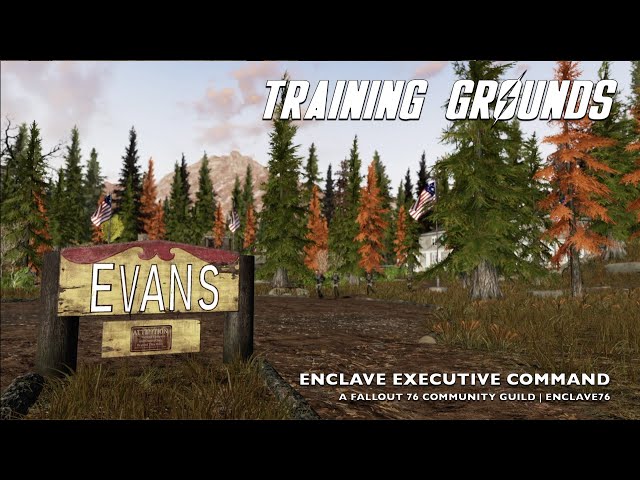 Fallout 76: Training Grounds | Enclave76