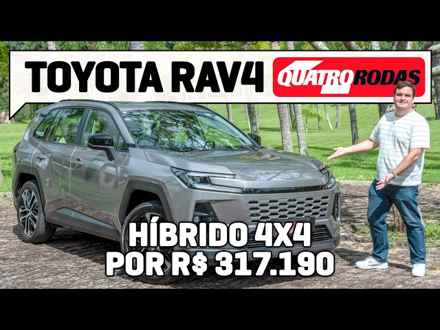 R$ 317,190: The new Toyota RAV4 Hybrid tries to be a true 4x4 and even has fun off-road.