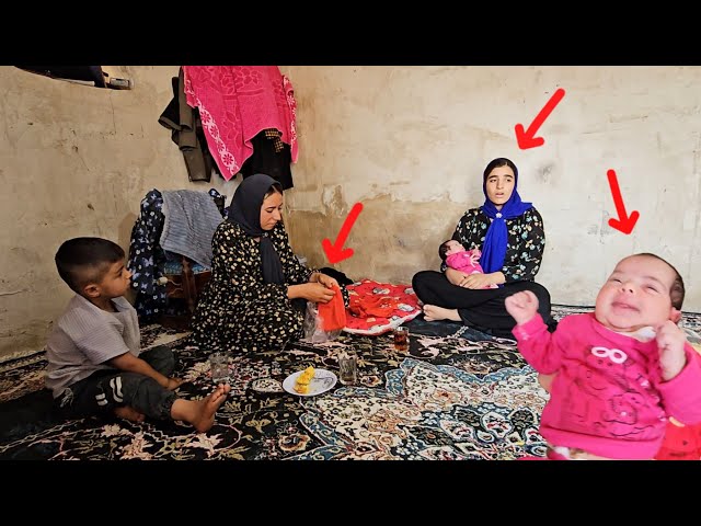 Assistance and visiting the sick: Arezoo helping Razieh’s child, and visiting Sakineh.