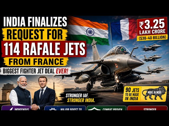 India Finalizes Request for 114 Rafale Jets from France | Biggest Fighter Jet Deal Ever