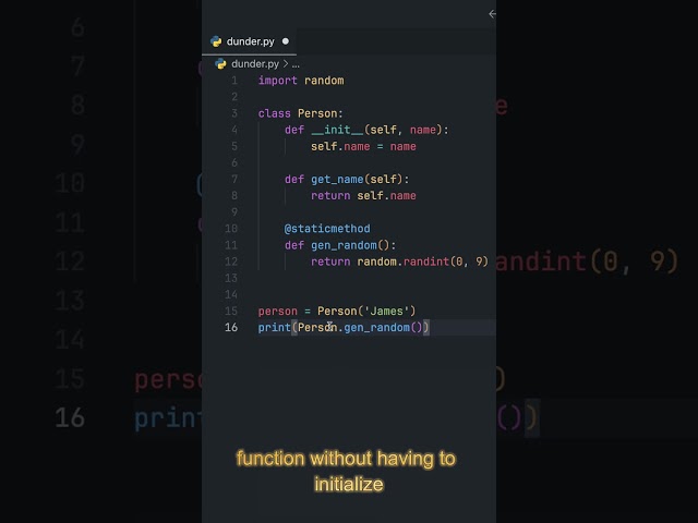 Static Methods Vs Instance Methods, Whats the Difference