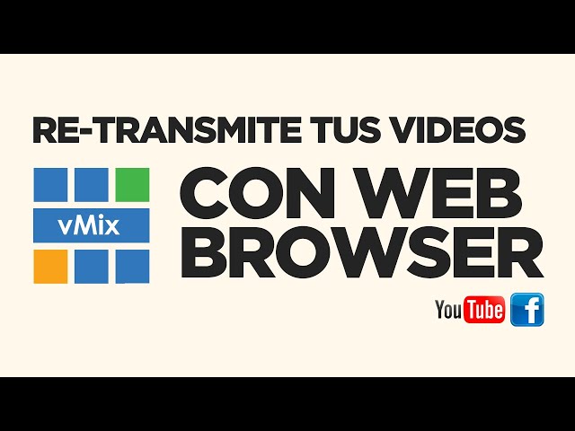 Learn More with video tools "Do you want to re-stream your videos with vMix?"