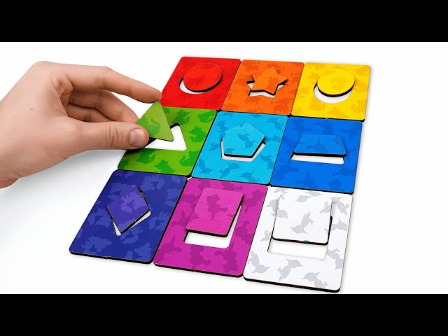 Find the Missing Shapes! 🧩 explore colors and Geometry for Kids