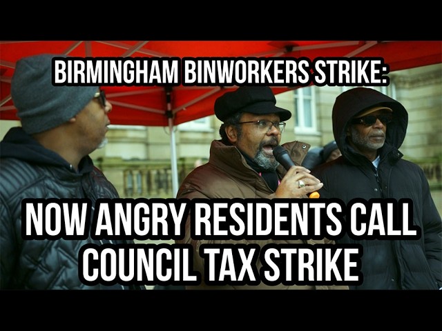 Birmingham bin workers strike: now angry residents call council tax strike