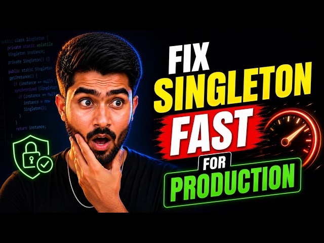 Thread-Safe Singleton in Java Explained with Code | Interview Favorite | Synchronized Keyword 2026