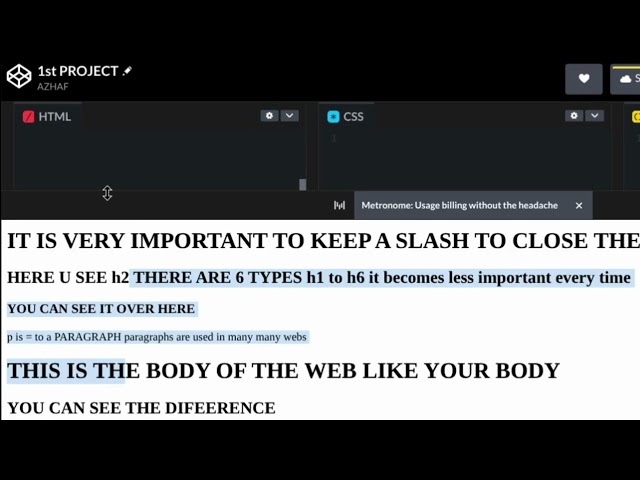 Html tutorials