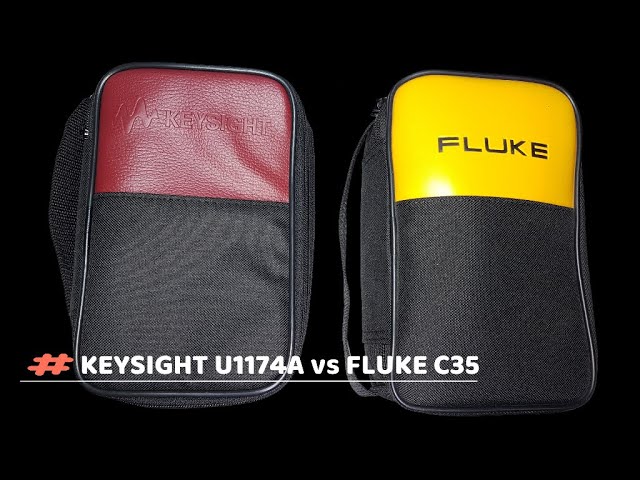 🔴 Keysight U1174A vs. Fluke C35 Multimeter Carrying Case Comparison