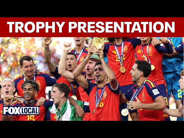 FULL: Spain lifts World Cup Trophy 🏆 | 2026 FIFA World Cup trophy presentation