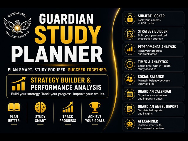 Introduction to CSS Guardian Study Planner: Strategy Builder and Performance