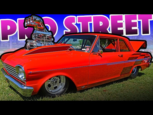 The ULTIMATE Pro Street Muscle Car Compilation - Big Tires & Blowers!