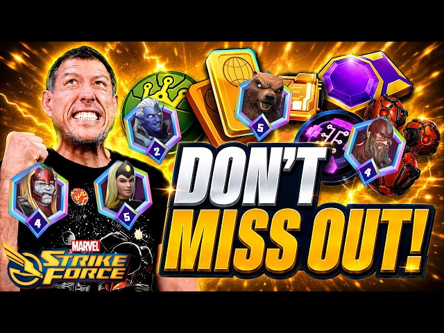 SO MUCH FREE STUFF! How To Get 5 Diamonds, Gold, Training Mats & More! Marvel Strike Force