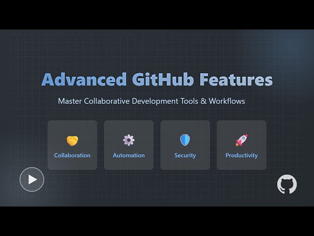 🚀 Master GitHub: Advanced Features for Collaboration, Automation, & Security