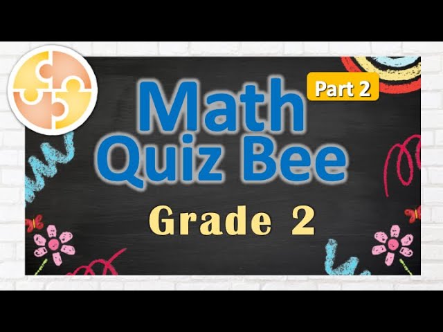 Math Quiz Bee for Grade 2 | Quiz 2 | Quiz by brainYs