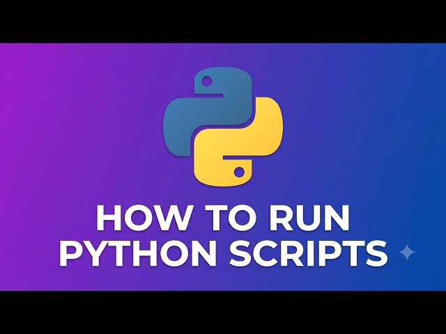 How to run Python scripts | Interpret what the AI says