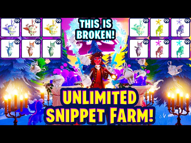 ULTIMATE Snippet Farm in Disney Dreamlight Valley. Unlimited Snippets of EVERY TYPE! This Is BROKEN!