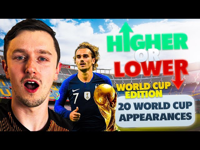 This World Cup Higher Or Lower Football Quiz Was INSANE!