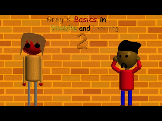 ChristianAGaming - Greg's Basics in Studying and Learning (Baldi's Basics Decompile 1.4.3 Mod)