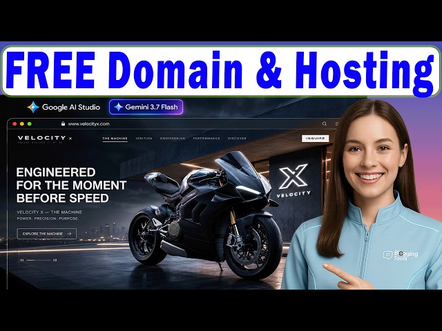 How to Host Google AI Studio Animated Website for FREE (No Coding Required)