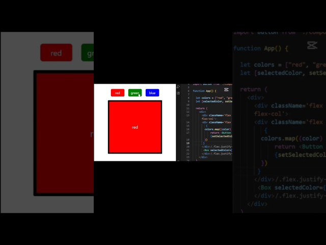 🎨 React + Tailwind CSS Color Switcher | Mini Project #shortvideo