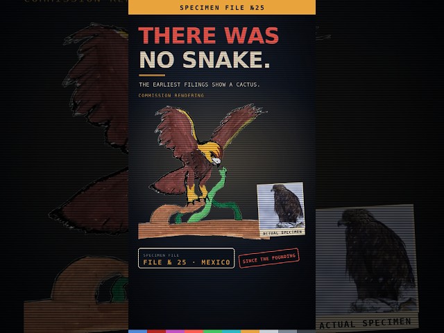 That's not the bird on Mexico's flag