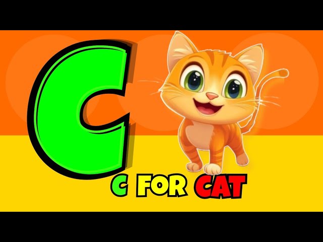 C for Cat 🐱 | ABC Alphabet Song for Kids | Learn Letter C | Kids Learning Video