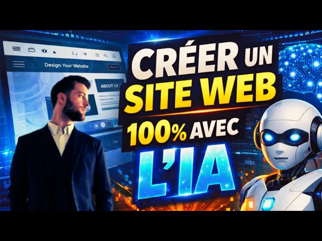 Créer un site web 100% avec l'IA
