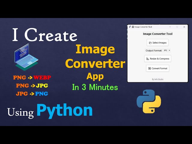 Tkinter Python Project | Python Project for Beginners | Image Converter App #python #coding