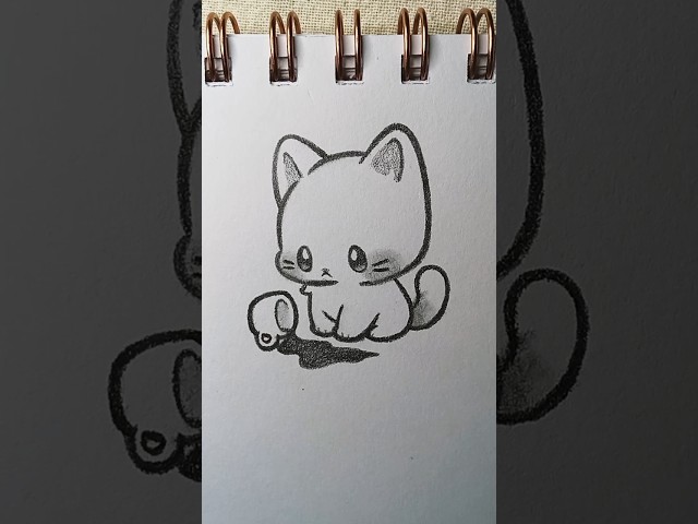 Cute Things to Draw When Bored ✍️ Part 38 #drawing #art #cute #cat #easy #sketch #tutorial #simple