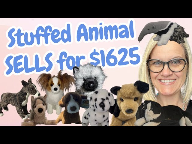 Sold for $1625 on ebay Douglas Plush Selling for Big Money Stuffed Animals you can Flip