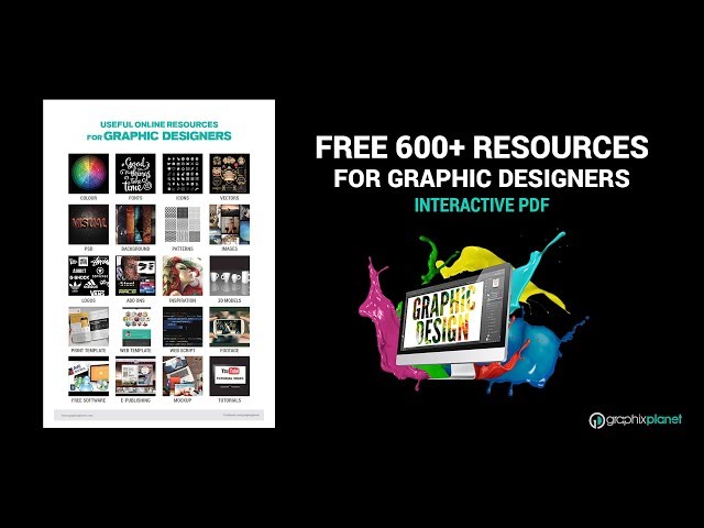 600+ GRAPHIC DESIGNER RESOURCES - INTERACTIVE PDF LINK