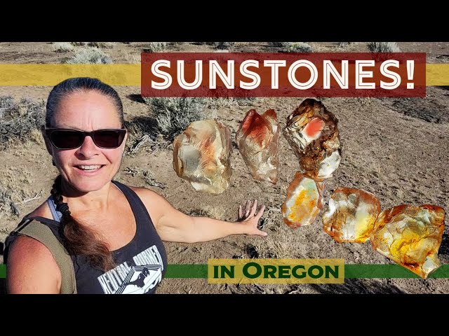 Sunstones in Oregon! Finding Precious Gemstones Rockhounding in the Oregon Desert #thefinders