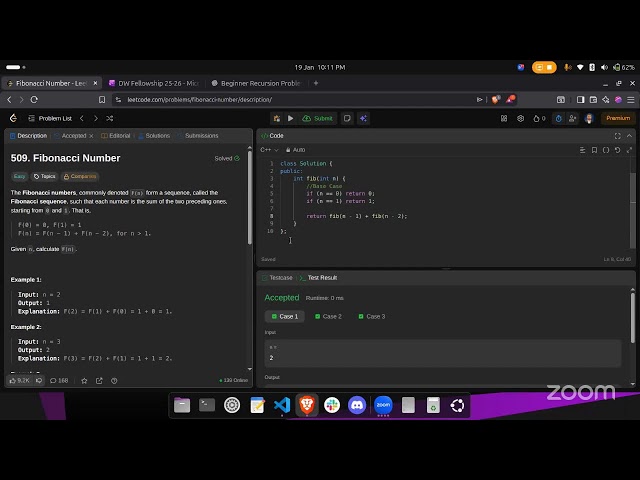 DW Mentorship - DSA Session