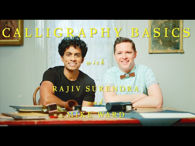 How to Improve your Handwriting with Rajiv Surendra and Mike Ward (Spencerian)