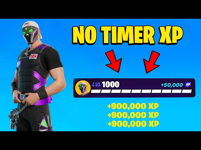 NUEVO MEJOR MAPA DE XP *AFK* SIN TEMPORIZADOR PARA SUBIR DE NIVEL y farmear XP en FORTNITE Capítu...