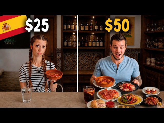 I Had $25 to Eat in Madrid. He Had $50...One of Us Struggled