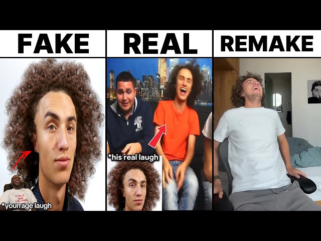 Kwebbelkop Laugh Meme vs Kwebbelkop Real Laugh vs Remake